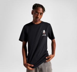 Converse All Star Tree T-shirt Svarta | 014KRTGSQ