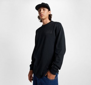 Converse CONS Long Sleeve T-Shirt Svarta | 629PLJFTQ