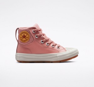 Converse Chuck Taylor All Star Berkshire Boot Läder Rosa Rosa | 986JTZAVL
