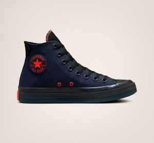 Converse Chuck Taylor All Star CX Stretch Canvas Marinblå Svarta Mango | 164LFQJUV