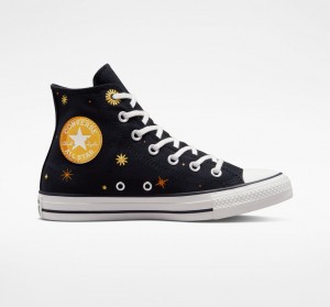 Converse Chuck Taylor All Star Celestial Svarta Gula | 054LEXKGT