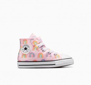 Converse Chuck Taylor All Star Easy-On Rainbows Rosa | 091JHRSVO