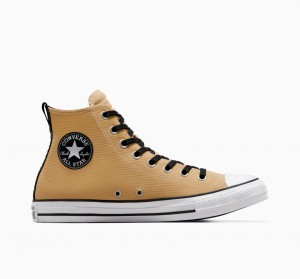 Converse Chuck Taylor All Star Läder Svarta Vita | 045GFXKTR