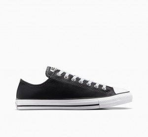 Converse Chuck Taylor All Star Läder Svarta | 573VURFNB