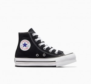 Converse Chuck Taylor All Star Lift Platform Svarta Vita Svarta | 602PBGFIH