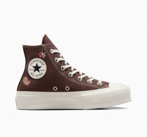 Converse Chuck Taylor All Star Lift Platform Crafted Evolution Bruna Rosa | 175HICXQD