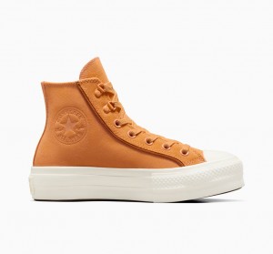 Converse Chuck Taylor All Star Lift Platform Mocka Tiger Moth / Tawny Owl / Egret | 453GKZVEJ