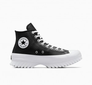 Converse Chuck Taylor All Star Lugged 2.0 Läder Svarta Vita | 640YMDINS