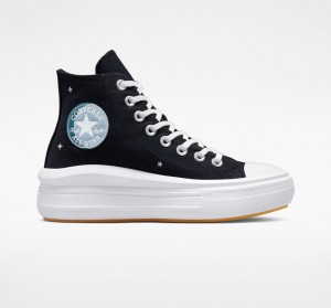 Converse Chuck Taylor All Star Move Platform Celestial Svarta Gula | 690RSMFHZ
