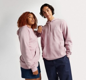Converse Converse Go-To Embroidered Star Chevron Standard-Fit Fleece Hoodie Phantom Violet | 465SCANMF