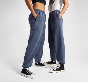 Converse Converse Go-To Sneaker Patch Loose-Fit Sweatpants Blå | 453IHVNAD