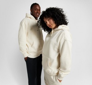 Converse Converse Gold Standard Loose-Fit Pullover Hoodie Egret | 983LAYVXO