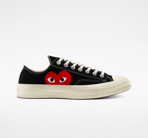 Converse Converse x Comme des Garçons PLAY Chuck 70 Svarta Vita Röda | 450TAVRFD
