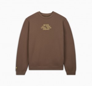 Converse Converse x Wonka French Terry Crew Engine Smoke Wavy Line | 847BXIFDG