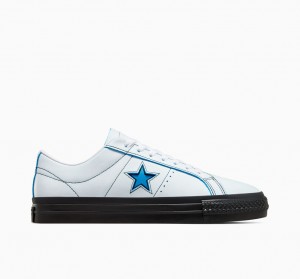 Converse Eddie Cernicky One Star Pro Vita Svarta Blå | 284YGCFOX