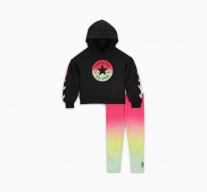 Converse Gradient Hoodie & Leggings Set Rosa | 429WNPYGO