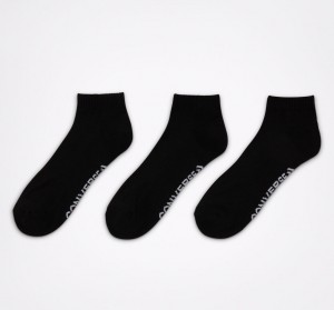 Converse Made For Chucks High-Cut Ankle 3-Pack Socks Svarta | 813OGTQSI