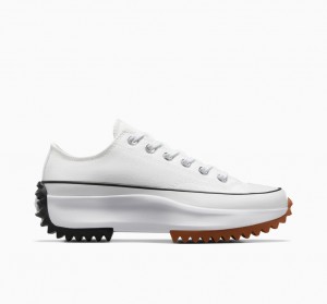 Converse Run Star Hike Platform Vita Svarta | 850QKNLSW
