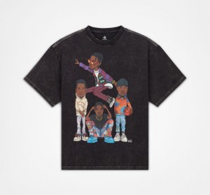 Converse Shai Gilgeous-Alexander Player T-Shirt Svarta | 368EUFPBW