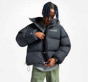 Converse Super Puffer Vadderad Jacket Svarta | 107GPRQEK