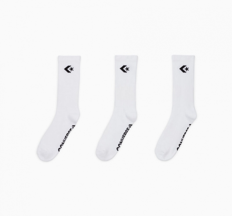 Converse 3-Pack Embroidered Crew Socks Vita | 746WZHFUL