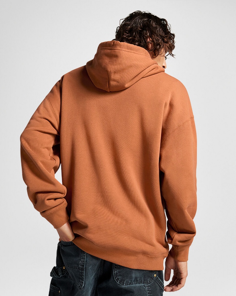 Converse All Star Logo Namesake Hoodie Tawny Owl | 017VELYGF