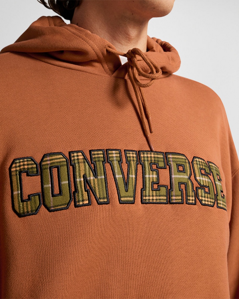 Converse All Star Logo Namesake Hoodie Tawny Owl | 017VELYGF