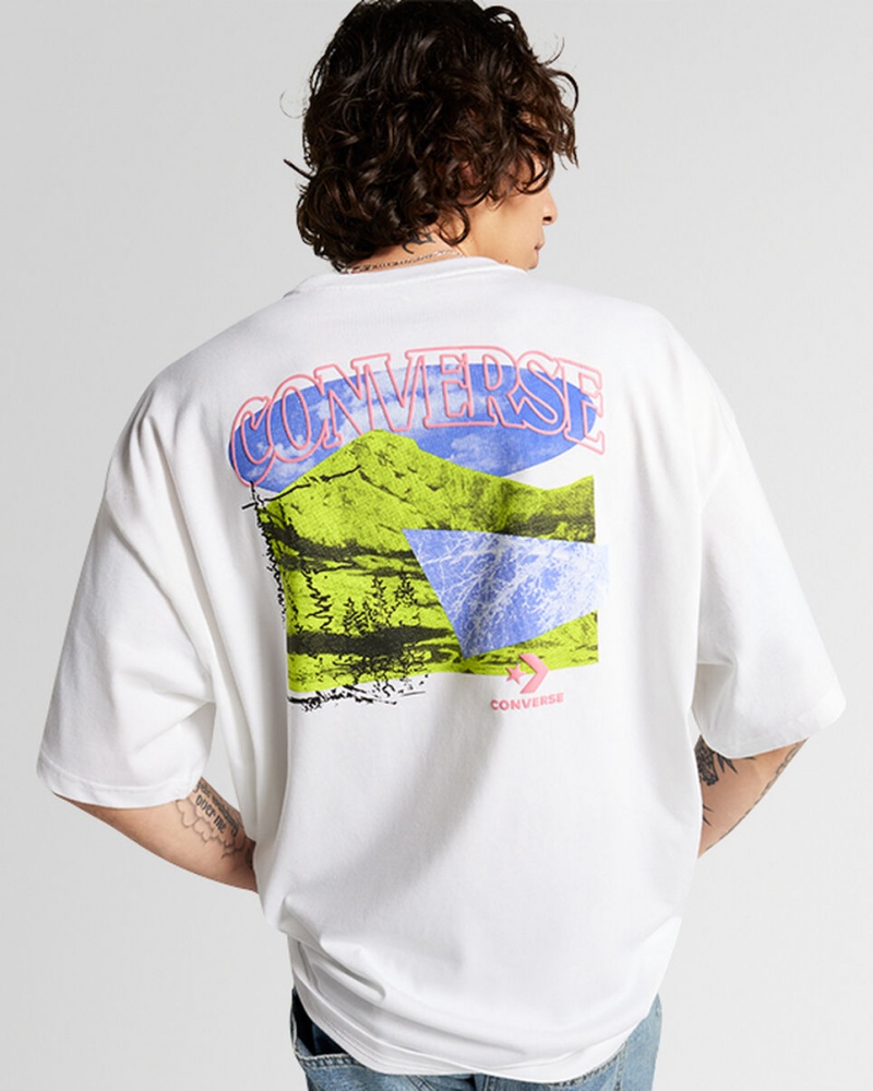 Converse All Star Mountain Remix T-Shirt Vita | 896VOLYEJ