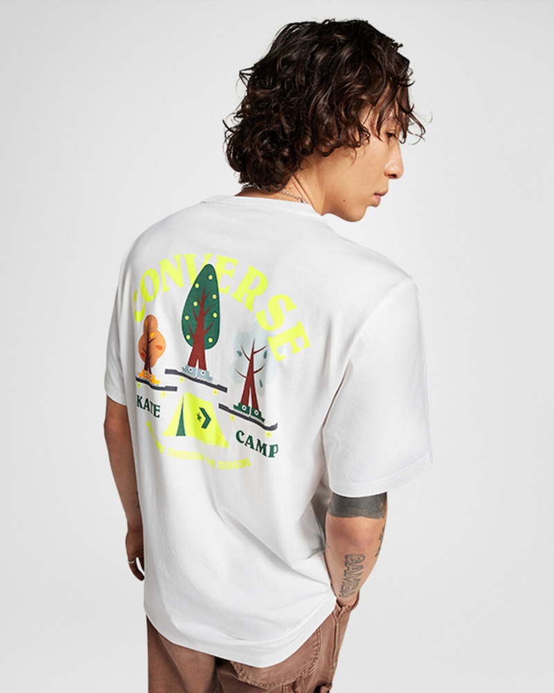 Converse All Star Tree T-shirt Vita | 216UTKRXD