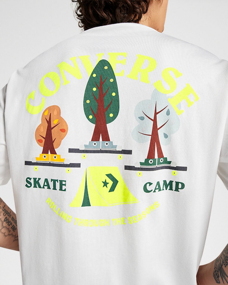 Converse All Star Tree T-shirt Vita | 216UTKRXD