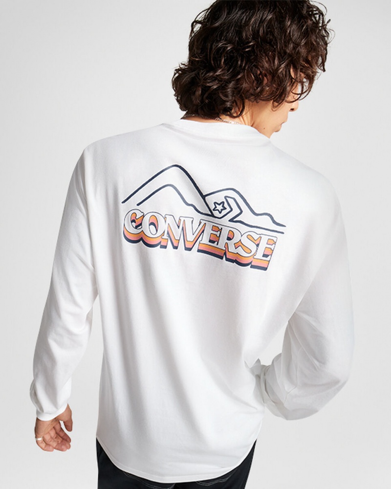 Converse All Star Vinter Chill Long-Sleeve T-Shirt Vita | 624YDOSRK