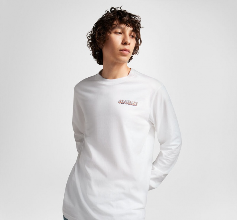 Converse All Star Vinter Chill Long-Sleeve T-Shirt Vita | 624YDOSRK