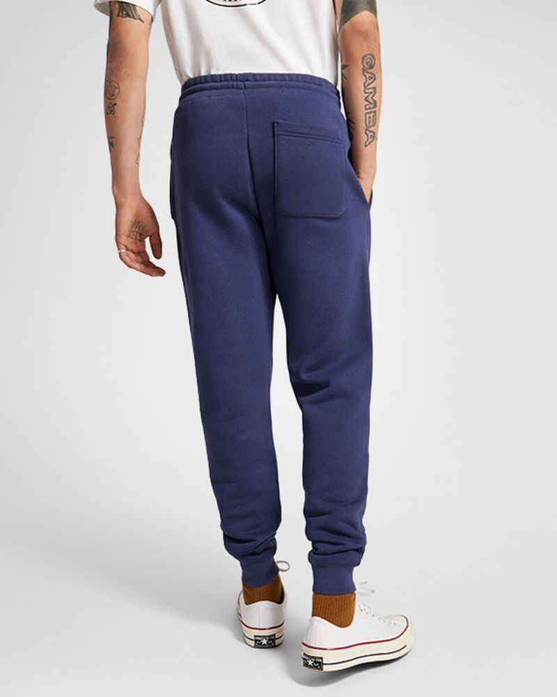 Converse All Star Vinter Tryck Sweatpant Blå | 205MZXUAE