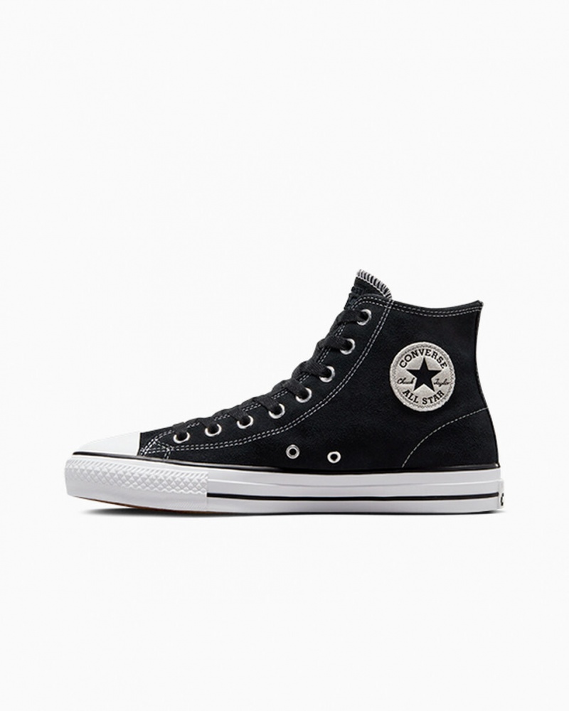 Converse CONS Chuck Taylor All Star Pro Mocka Svarta Svarta Vita | 871JOGADI