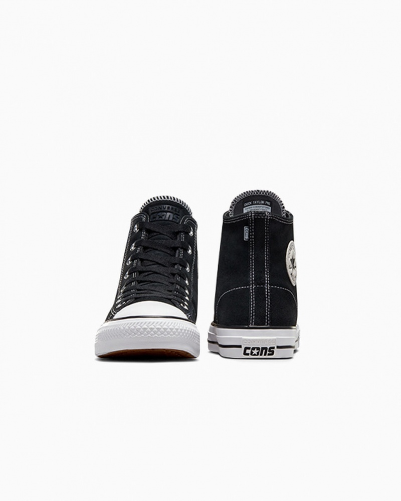 Converse CONS Chuck Taylor All Star Pro Mocka Svarta Svarta Vita | 871JOGADI