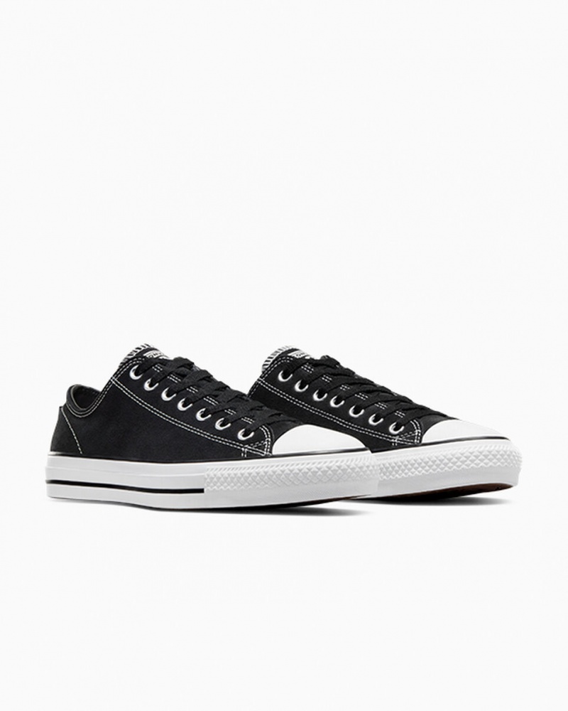 Converse CONS Chuck Taylor All Star Pro Mocka Svarta Svarta Vita | 128FGECUH