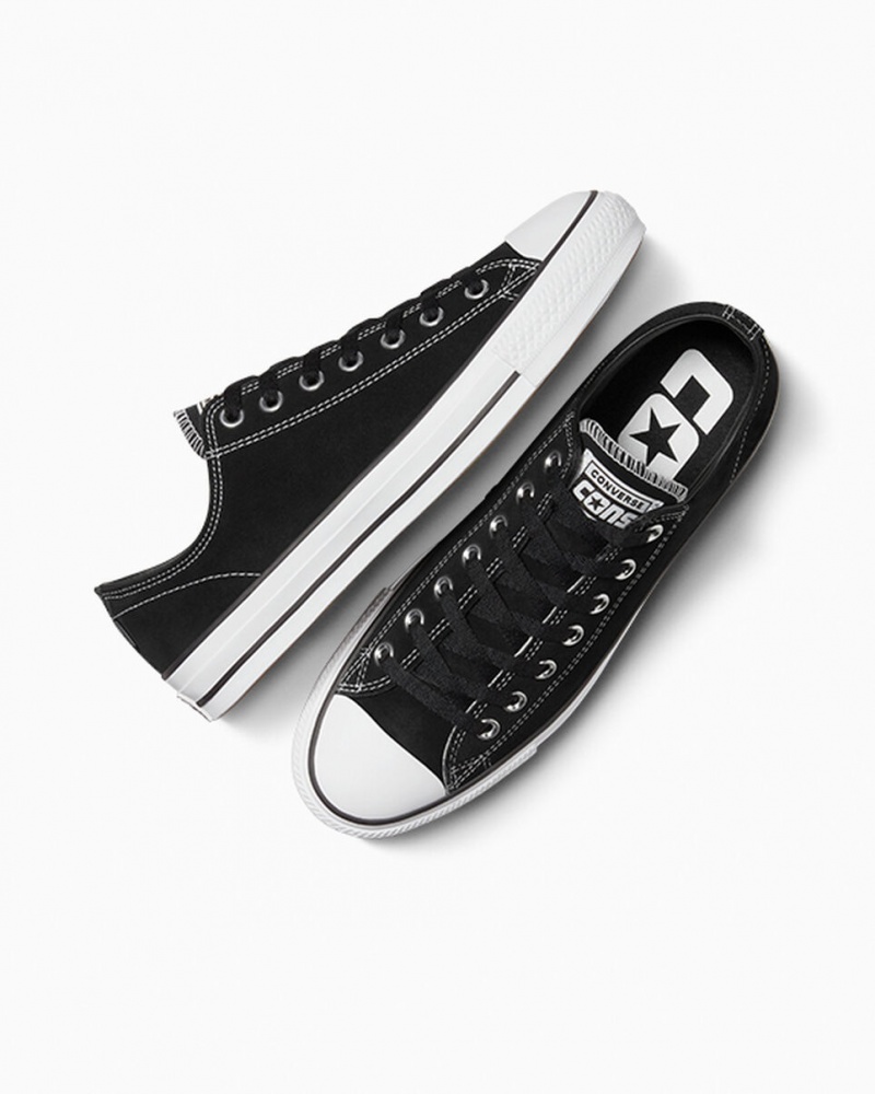 Converse CONS Chuck Taylor All Star Pro Mocka Svarta Svarta Vita | 128FGECUH