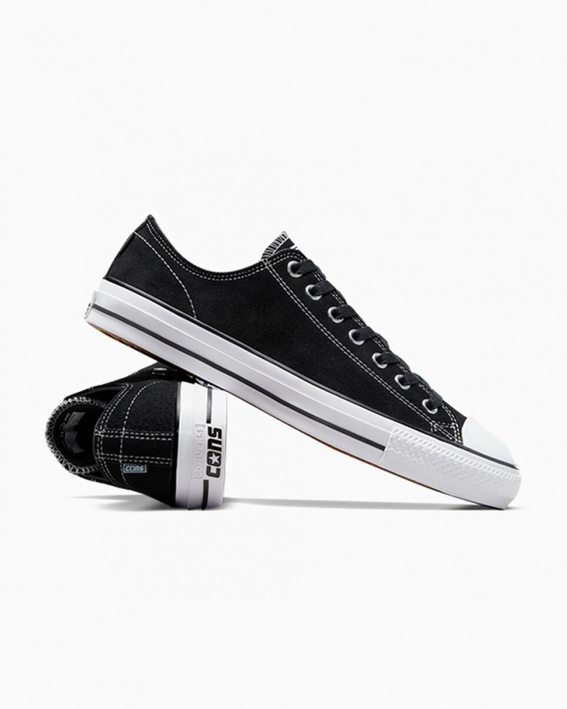 Converse CONS Chuck Taylor All Star Pro Mocka Svarta Svarta Vita | 396VGRMHA