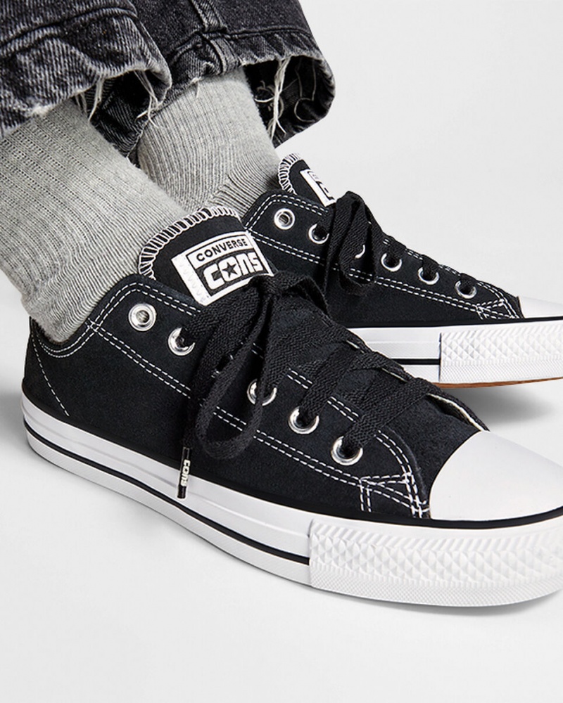Converse CONS Chuck Taylor All Star Pro Mocka Svarta Svarta Vita | 396VGRMHA