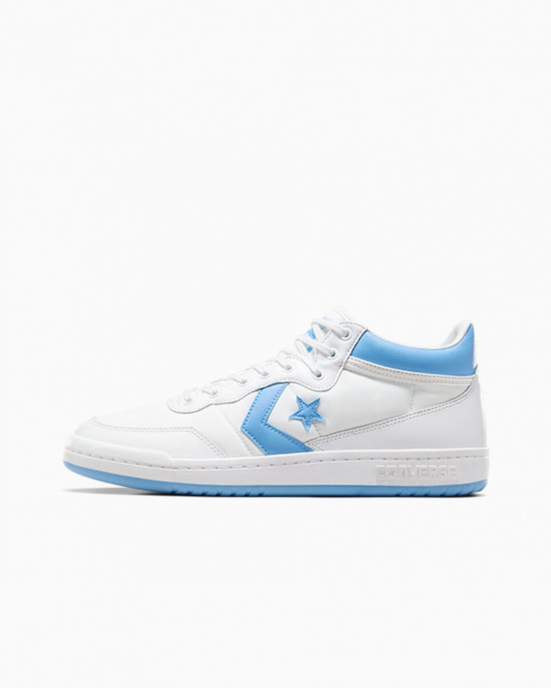 Converse CONS Fastbreak Pro Läder Vita Blå Vita | 870QWCFZD