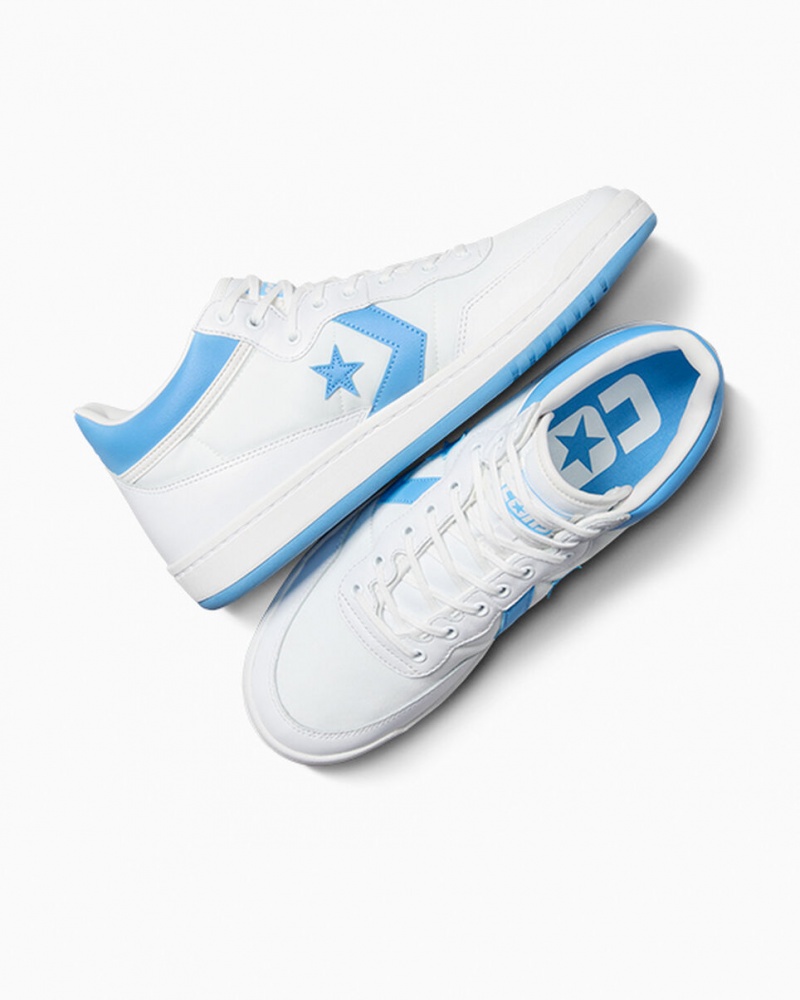 Converse CONS Fastbreak Pro Läder Vita Blå Vita | 870QWCFZD