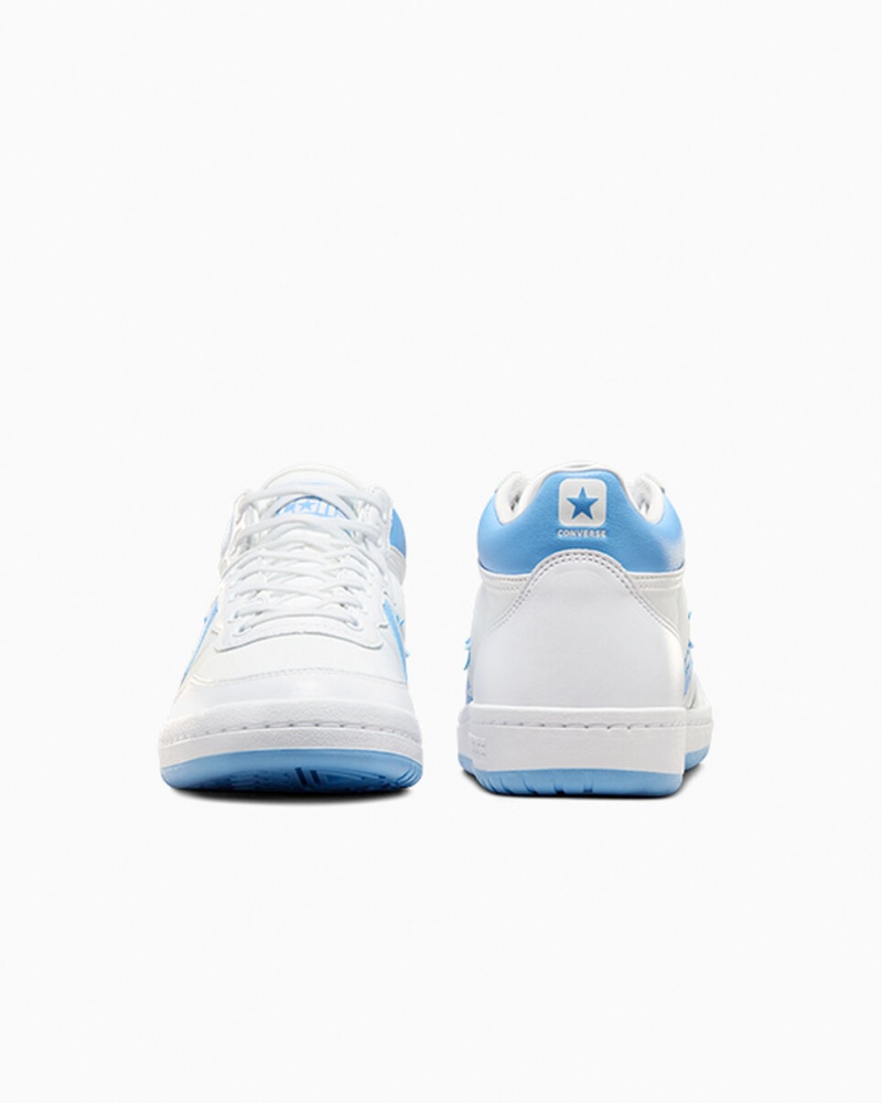 Converse CONS Fastbreak Pro Läder Vita Blå Vita | 870QWCFZD