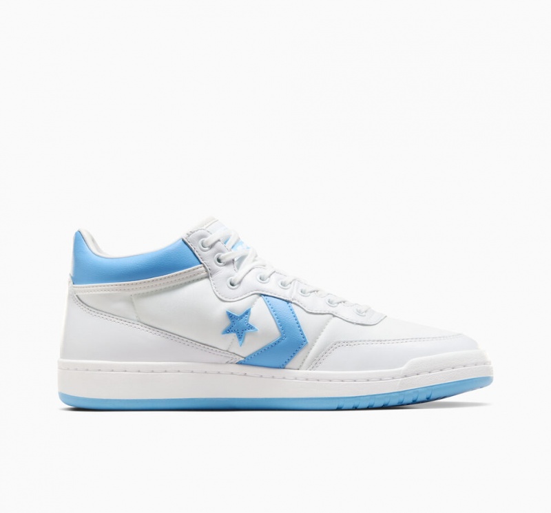 Converse CONS Fastbreak Pro Läder Vita Blå Vita | 870QWCFZD