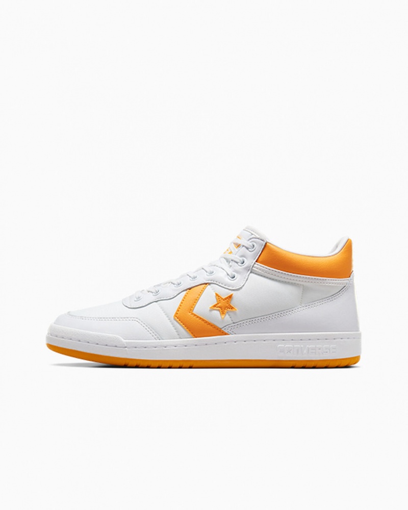 Converse CONS Fastbreak Pro Läder Vita Ljusgula Vita | 425VRSTJM