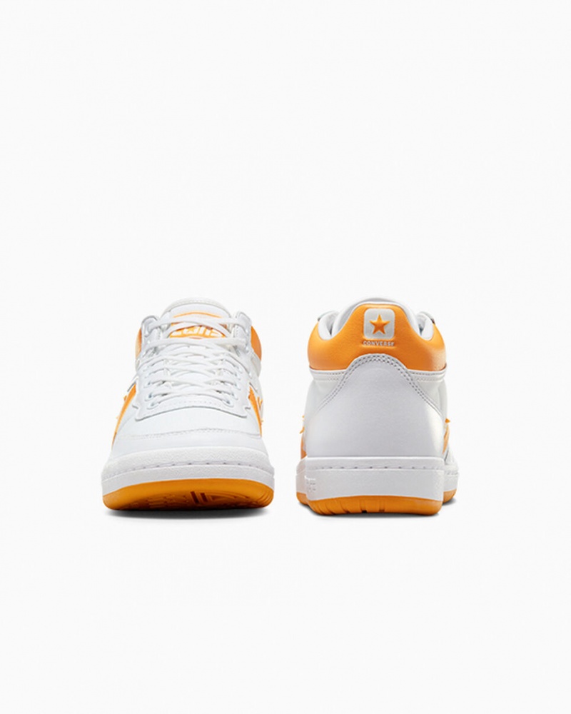 Converse CONS Fastbreak Pro Läder Vita Ljusgula Vita | 425VRSTJM