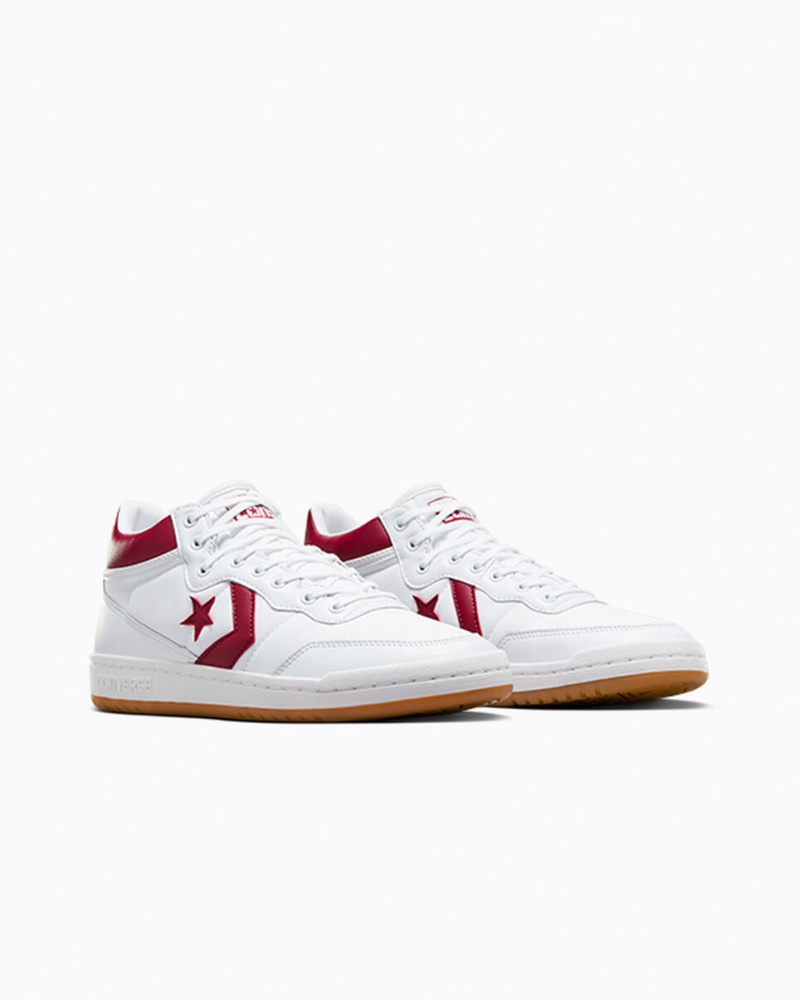 Converse CONS Fastbreak Pro Läder Vita Röda Vita | 235RSDMPA