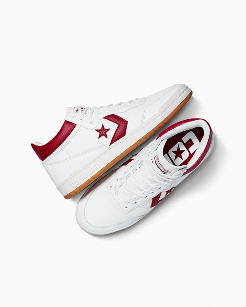 Converse CONS Fastbreak Pro Läder Vita Röda Vita | 235RSDMPA