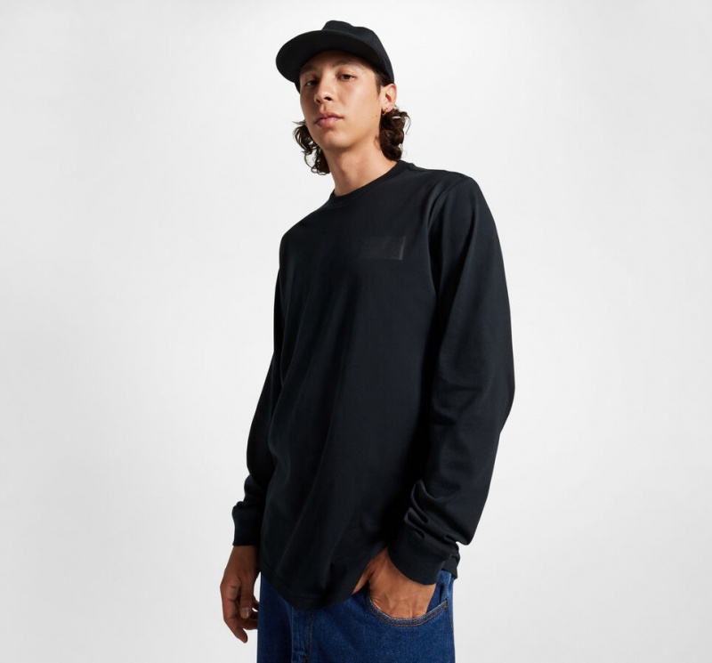 Converse CONS Long Sleeve T-Shirt Svarta | 105WBSCPO