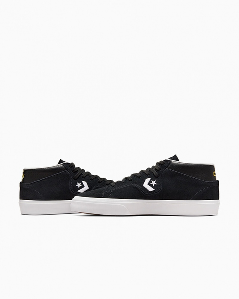 Converse CONS Louie Lopez Pro Mid Svarta Svarta Vita | 497KJBEUV