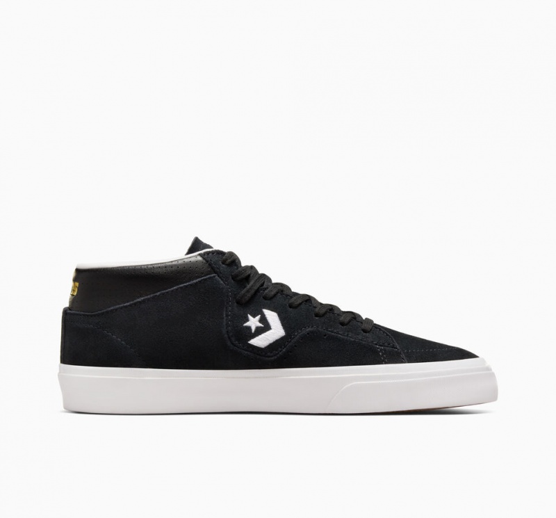 Converse CONS Louie Lopez Pro Mid Svarta Svarta Vita | 497KJBEUV